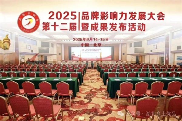 2025品牌影响力发展大会暨成果发布活动在北京举办 乡土优品公司荣膺多项成果奖项