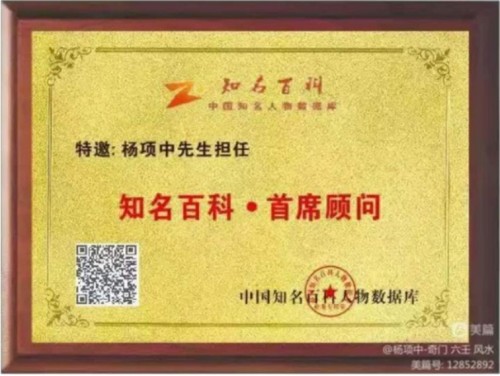 弘扬国学文化 传承易学精髓——记中国著名周易名家、书法家杨项中