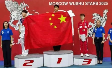 太极拳小将耿浩量国际赛场捷报频传 中国少年展太极风采